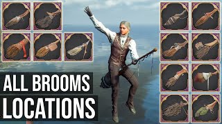 Hogwarts Legacy  All Broom Locations How To Unlock All Brooms in Hogwarts Legacy [upl. by Marylee]