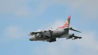 Spanish EAV8B Harrier II Display RIAT 2024 [upl. by Atina]