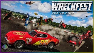 Crash Fest Redemption  Wreckfest  NASCAR Legends [upl. by Elstan]