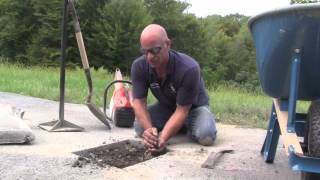 How to Patch A Hole In your Driveway  Blacktop [upl. by Melia976]