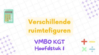 Verschillende ruimtefiguren VMBO KGT Klas 1 [upl. by Netaf887]