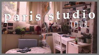 Paris Studio Apartment Tour 2021 how i found my chambre de bonne and decorated it [upl. by Lough]