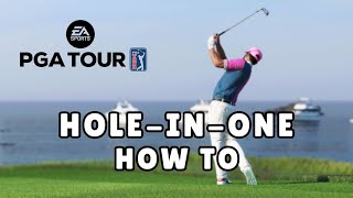 EA SPORTS PGA TOUR  HOW TO GET A HOLEINONE [upl. by Clarance]