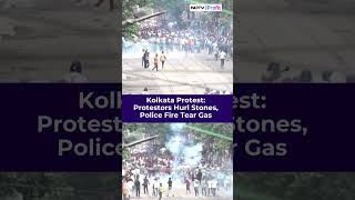 Kolkata Protest Police amp Protestors Clash Over The RG Kar Doctors Murder Case shorts [upl. by Buttaro771]