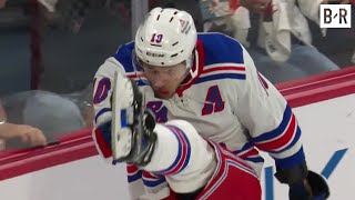 Rangers Win Game 3 vs Canes on Panarins BetweentheLegs OT Winner  2024 Stanley Cup Playoffs [upl. by Nilekcaj99]