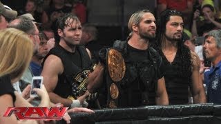 The Shield takes out Brad Maddox SmackDown April 25 2014 [upl. by Jollenta153]