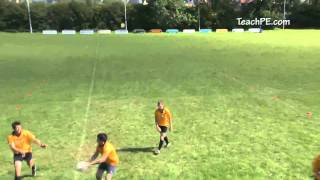 Rugby Drill  Passing  Miss Pass [upl. by Cooley]