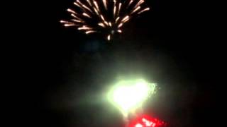 Fireworks at Arbour Lake Nose Hill Calgary Alberta Canada [upl. by Idrahs]