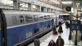 RER B  Paris Charles de Gaulle to Paris Gare du Nord Train in Paris [upl. by Gentille]