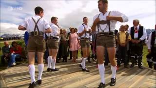 Schuhplattler Tramin bei der ZDF Herbstshow auf der Seiser Alm 1 [upl. by Clower537]