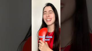 Eu canto rosa e você canta azul 😂 Amei dublar esse audio😂 atuação comedia shortsvideo [upl. by Enelyk]