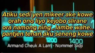 Nommer Sidji Armand Cheuk Alam Karaoke [upl. by Ahsinaj]