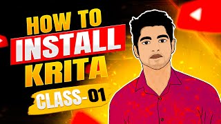 How to Install in Krita Software Class 01  Bangla Krita Tutorial for Beginner [upl. by Aminta637]