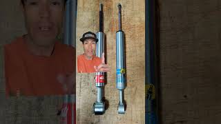 eibach pro truck vs bilstein 5100 shocks  comfort vs control leveling kit very different styles [upl. by Tletski]