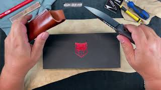 CBTKMNBLK Cobratec Knives Koonsman Fixed Blade Black [upl. by Llig]