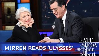 Helen Mirren Reads Poetry To An Emotional Stephen Colbert [upl. by Chapnick]