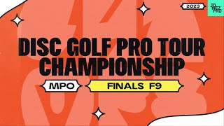 2023 Disc Golf Pro Tour Championship MPO FINALF9 Wysocki Klein Hammes Robinson Jomez Disc Golf [upl. by Aynekat556]