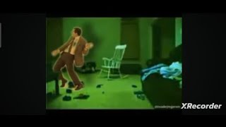 Scary Rocking Chair Mr Bean Dance With Surprisings Popups XRecorder [upl. by Treat]