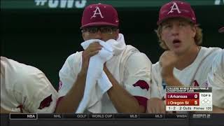 The Final Inning Of The College World Series 2018 [upl. by Esinet]