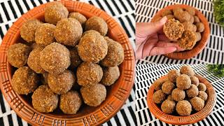 Puja Special Narkel NARU Coconut Laddoo Recipe [upl. by Anialed]