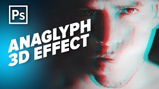 How To Create Anaglyph 3D Effect in Photoshop  Urdu  Hindi Tutorials [upl. by Karrah]