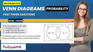 Venn Diagram  Probability  Important IGCSE question  Maths  Undoubtme Educare [upl. by Dorcy]