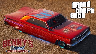 Voodoo Custom Review amp Best Customization GTA 5 Online Chevrolet Impala  Bennys Original NEW [upl. by Inatsed]