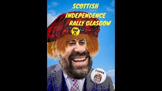 SNP led independence rally George Sq Glasgow April 20th 2024 snp rally april2024 [upl. by Bamford]