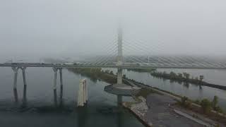 Champlain Bridge Fog 1 [upl. by Biegel]