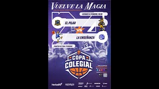 El Pilar Vs La Enseñanza  cuartos de final femenino  Copa Colegial Valladolid VuelvelaMagia [upl. by Adahsar635]