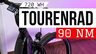 Hohe Reichweite  Bequemes Touren EBike BH Diamant PRO  720Wh und 90Nm Brose Motor [upl. by Justus256]