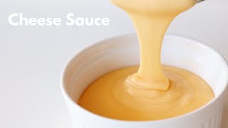 EASY HOMEMADE CHEESE SAUCE RECIPE  NACHO CHEESE SAUCE RECIPE [upl. by Mafalda666]