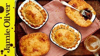 How to make Shortcrust Pastry for pies  Jamie Oliver [upl. by Riocard]