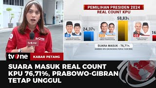 Real Count KPU Pemilu 2024  Kabar Petang tvOne [upl. by Lyndsay]