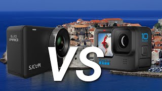 GOPRO HERO 10 VS SJCAM SJ10 PRO AS MAIS TOPS DAS MARCAS CUSTO BENEFÍCIO VS A MAIS CARA [upl. by Lenno]