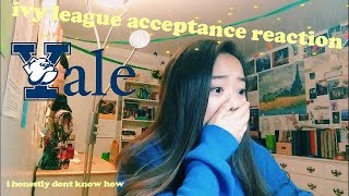 college acceptance reaction yale university [upl. by Eltsyek841]