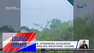 96 na turista sa Basco Batanes stranded kasunod ng pananalasa ng Bagyong Julian  Unang Balita [upl. by Juliana]