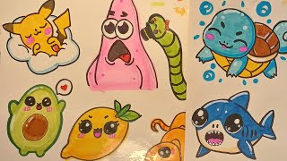 green dinosaurs is live Making kawaii stickers 😍 💕 diy [upl. by Naahs849]