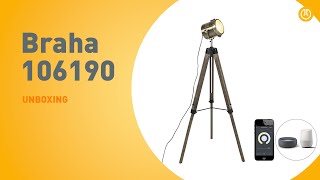 Vloerlamp Braha 106190  UNBOXING [upl. by Johiah857]