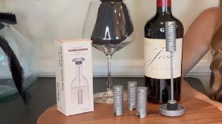 VinoFilt Wine Wand Sulfite Purifier Wine Filters Remover Histamines Sulfite Review [upl. by Ally390]