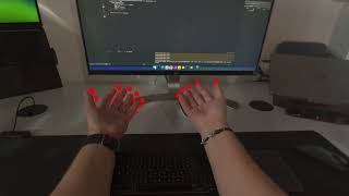 Apple Vision Pro  Hand tracking 👍👍 [upl. by Marielle227]