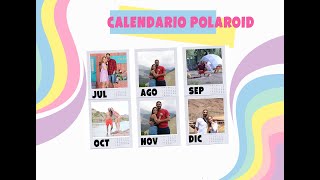 CALENDARIO POLAROID IMPRIMIBLE GRATUITO [upl. by Mohammed]