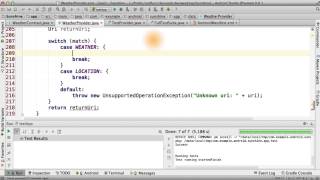 Coding the Content Provider Inserting  Developing Android Apps [upl. by Vallie]