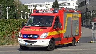 KEF Feuerwehr Heidelberg amp RTW 2834 DRK Heidelberg [upl. by Maxie328]