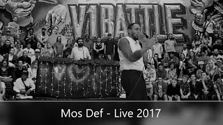 Mos Def  Live 2017 [upl. by Lenahtan805]