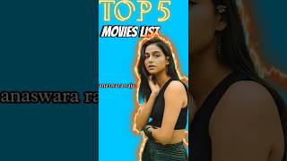 Top 5 movies with anaswara rajan 😍 anaswararajan top5 ottview thoppi [upl. by Nyliram645]