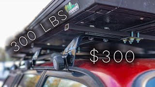 DIY HEAVY DUTY Roof Rack Bars For a Roof Top Tent [upl. by Frasco]