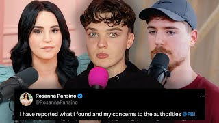 rosanna pansino reports mrbeast to the FBI [upl. by Yauqram995]