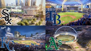 Future MLB Stadiums Being Built 20242030 [upl. by Atiuqes]