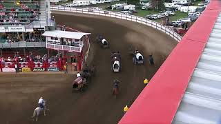 Historic night of Chuckwagon Racing on night 4 at the 87th Ponoka Stampede [upl. by Ames]